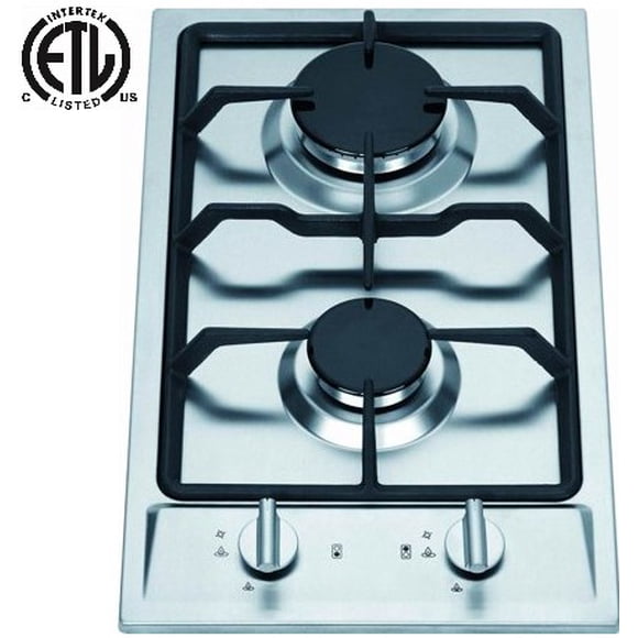 Ramblewood high efficiency 2 burner gas cooktop(Natural Gas), GC2-43N