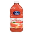 thumbnail image 1 of Ocean Spray 100% Juice Blend Ruby Red Grapefruit 1.77L, 1 of 11