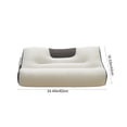 thumbnail image 4 of Soybean Pillow for Sleeping | Natural Recycled Fiber Fill | Supportive Pillow for Back, Side & Stomach Sleepers | Machine Washable | Blue, Gray, Green | 29x19 Inches, 4 of 8