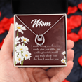 thumbnail image 4 of To Mom Nothing in World Lucky Horseshoe Necklace Message Card 14k w CZ Crystals, 4 of 7
