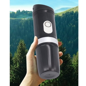 Mini Coffee Maker, 20Bar Self Heating 12V Rich Flavours Portable Capsule Coffee Machine  for Outdoor Trip Home Office