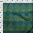 thumbnail image 2 of oneOone Polyester Lycra Fabric Leaves & Floral Block Print Fabric By Yard 56 Inch Wide, 2 of 4