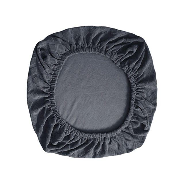 Elastic Computer Chair Slipcovers ,Stretchable Universal Comfort Rotating Chair Dark Gray