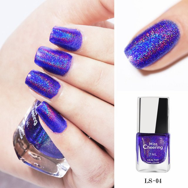 WIFKLSIIPG Vernis à Ongles Diamant Sequins Coloré Magique 7ml
