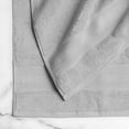 thumbnail image 2 of hometrends Solid 100% Cotton Bath Towel, 1 Piece, 550 GSM, Highly Absorbent & Soft Bathroom Towel, Light Grey, 2 of 3