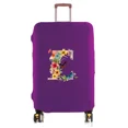 thumbnail image 1 of Travel Luggage Cover Baggage Suitcase Protector Washable Reusable Dustproof Scratch-proof Suitcase Cover Butterfly Print Pattern 8butterfly letter E S, 1 of 6