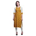 thumbnail image 1 of Bimba Robe Kurti Longue en Coton Imprimé Tunique Droite Robes pour Femmes Haut Indien-Moyen, 1 of 6