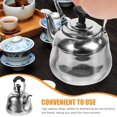 thumbnail image 3 of Stovetop Whistling Tea Kettle, Stove Top Teapot Kettles, Stainless Steel Teapot with Heat-Resistant Handle for Electric Gas Stoves, 1L Silver, 3 of 4