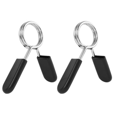 2/6 PACK Barbell Dumbbell Spring Collar Clips Clamps Weight Lifting Fitness