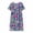 Green, variant on Middle Aged & Elderly Women's Cotton Sleep Dress Summer Short Sleeve Loose Fit Nightgown, Soft Breathable Plus Size Homewear Dress by Hontri