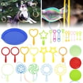 thumbnail image 3 of Bubble Wands Set Blowing Soap Bubble Maker Sticks Making Tool Set Colorful Wands Outdoor Garden Toy Kids Gift(28Pcs), 3 of 10