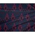 thumbnail image 4 of oneOone Polyester Lycra Fabric Argyle Style Ikat Printed Fabric 1 Yard 56 Inch Wide, 4 of 4