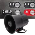 thumbnail image 4 of Wire Alarm Siren With Bracket, ABS Impact Resistance Heatproof Outdoor Alarm Horn  For Home Security For Elevator, 4 of 8