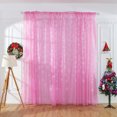 thumbnail image 4 of WIFKLSIIPG 1PCS Christmas Snowflake Curtain Tulle Window Treatment Voile Drape Valance, 4 of 6
