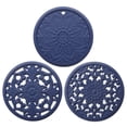 thumbnail image 2 of Kitchen Set Pots and Pans Non-Slip Carved Potholders Kitchen Heat Protection Pad for Countertop Set of 3, 2 of 4