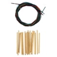 thumbnail image 2 of 6 Pcs Cordes de Guitare Classique en Nylon Multicolore avec 21 Pcs Largeur 2.2mm Ensemble de Cordes en Laiton pour Remplacement de Cordes de Guitare Classique, 2 of 5