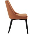 thumbnail image 2 of Modway Viscount Dining Chair, Modern Contemporary Rubberwood, Orange, 2 of 4