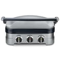 thumbnail image 2 of Cuisinart Appareil de cuisson 5 en 1 en acier inoxydable avec plaques de cuisson et de grill antiadhésives réversibles, 1500 watts, 2 of 7