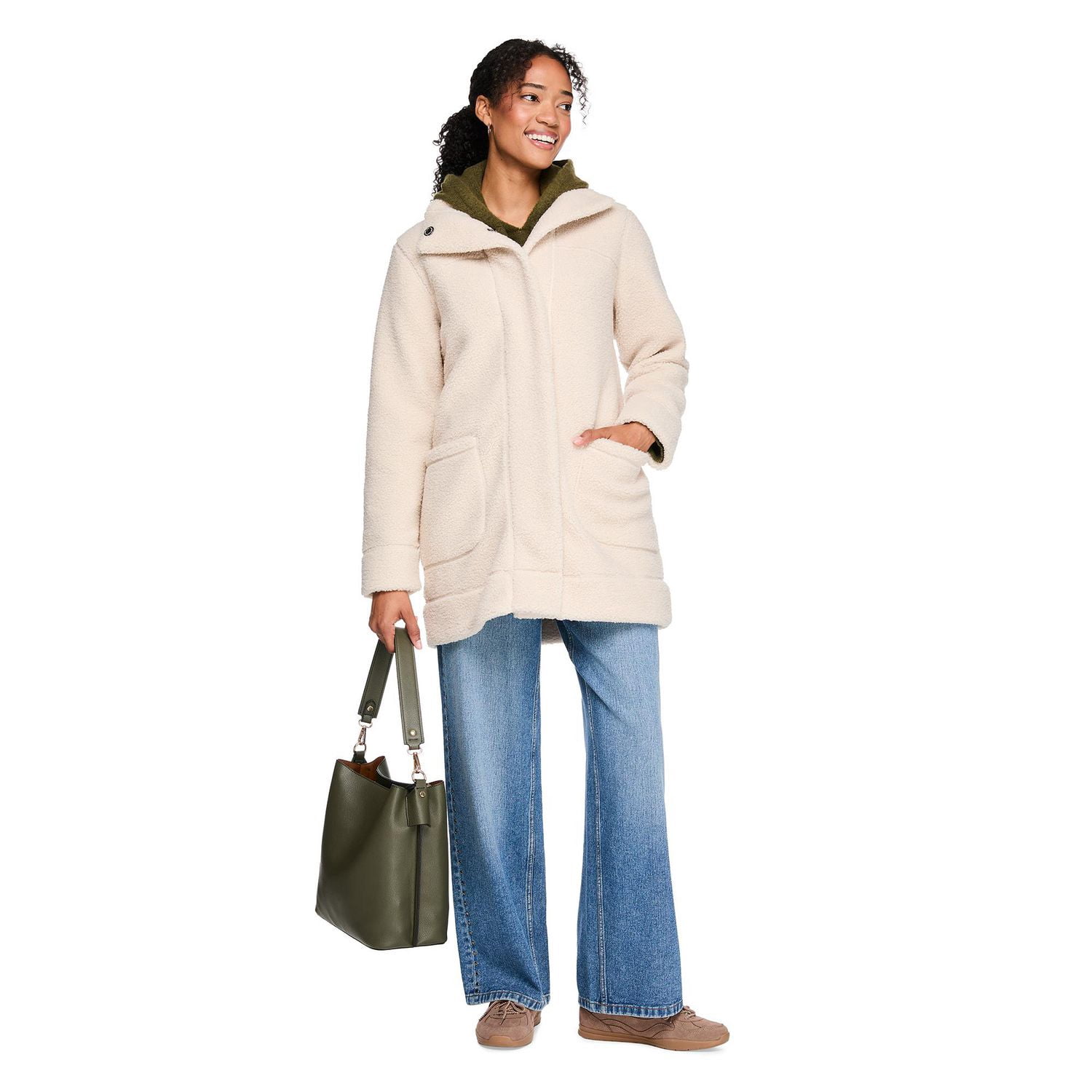 Manteau long en borgana George pour femmes