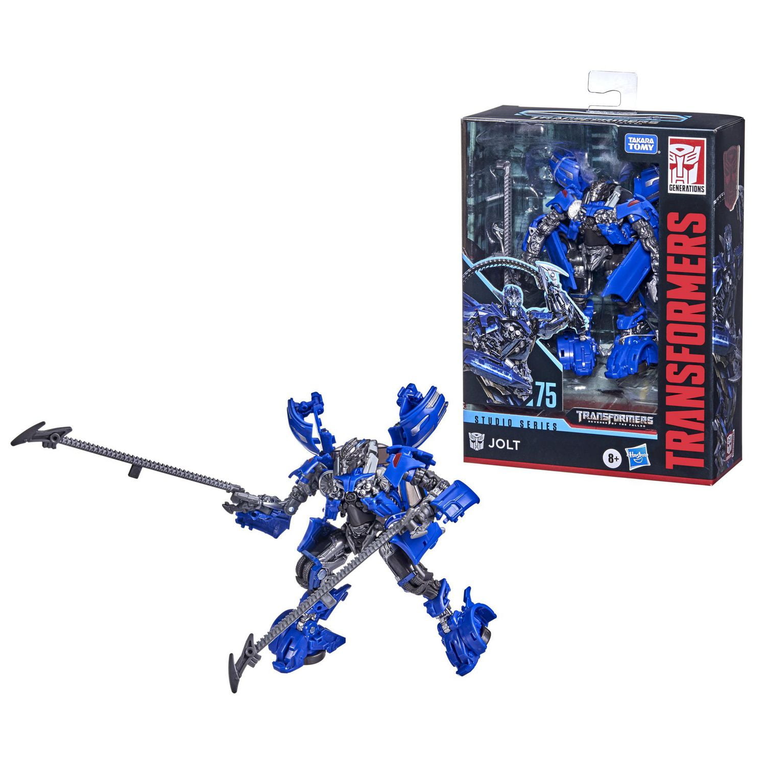 Transformers, Studio Series 75, Jolt classe Deluxe de 11 cm, du film Transformers : La Revanche, dès 8 ans