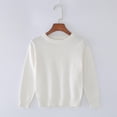 thumbnail image 4 of Children Sweater Knitted Round Neck Solid Pullover Boys Girls, 4 of 4