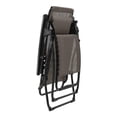thumbnail image 2 of Lafuma Futura Zero Gravity Outdoor Steel Framed Recliner Chair, Graphite, 2 of 3