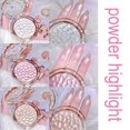 thumbnail image 3 of Powder Highlight High Gloss Powder Gloss Glitter Highlight Contour Palette O4N4, 3 of 8