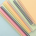 thumbnail image 3 of mmirethe 10pcs/set Reusable Plastic Binder Spines Convenient And Durable Solution For Loose Leaf Binders Deep pink+10pcs, 3 of 6