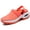 Orange, variant on LUXUR Women Slide Sneaker Slip On Mules Sneakers Air Cushion Walking Shoes Adjustable Shoe Ladies Clogs Gray 8
