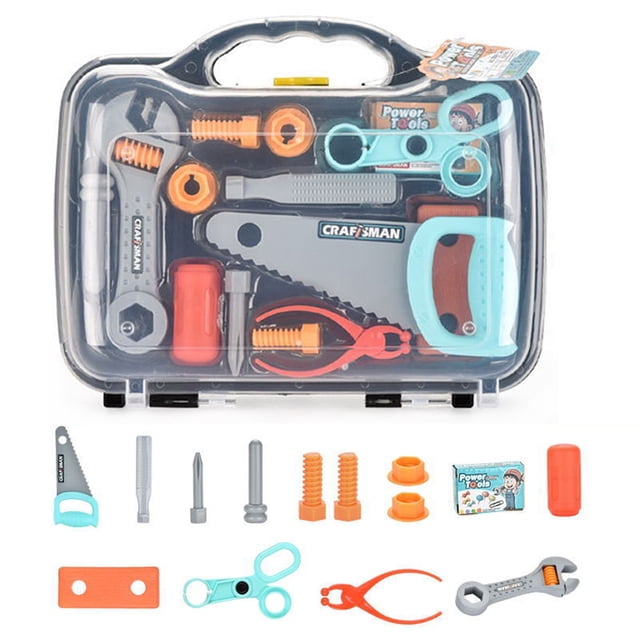 Kids Tool Set Educational: Simulated Mixed Drill Tool Toy Set Pretend Play Tools