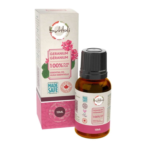 Buhbli Brands Geranium Essential Oil, 15ml