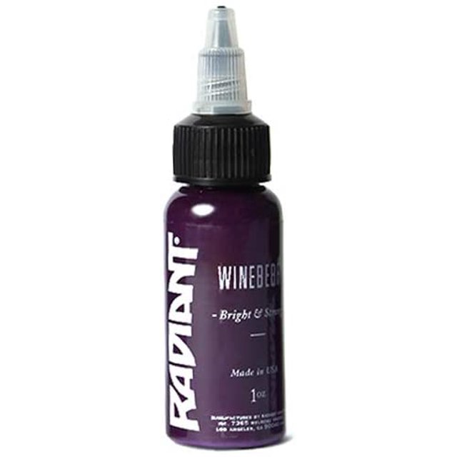 Radiant Colors Encre à Tatouage - Baie de Vin 1 Oz