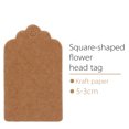 thumbnail image 4 of Kraft Paper Tags Gift Tag Labels Wedding Blank Kraft Tag Craft Production 5x3cm Kraft Paper Gift Tags Wedding Birthday Scallop Label Blank Name Card 100x, 4 of 5