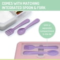 thumbnail image 2 of Melii 2 Tier Bento Box - pink - 1 count, 2 of 6