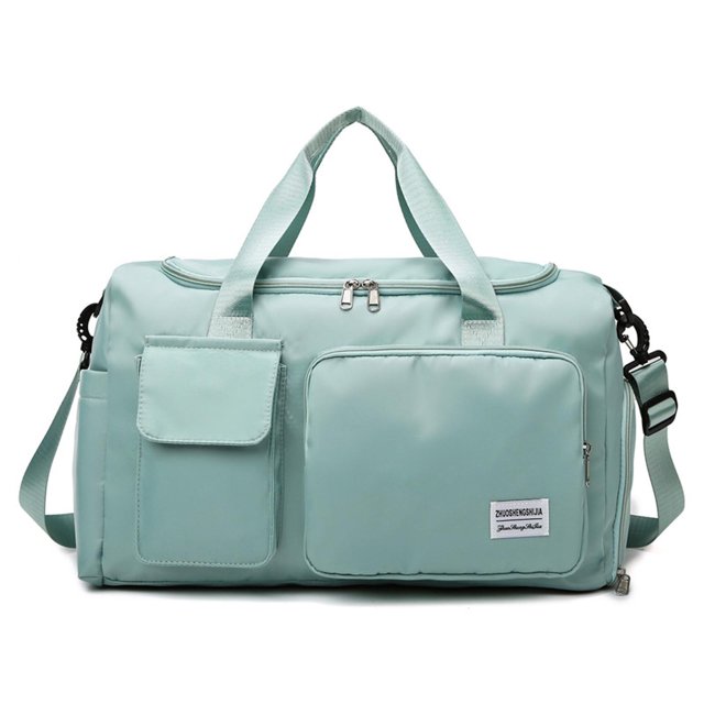 LSLJS Fashion Dry Wet Separation Large Capacity Portable Travel Bag Satchel Luggage Bag