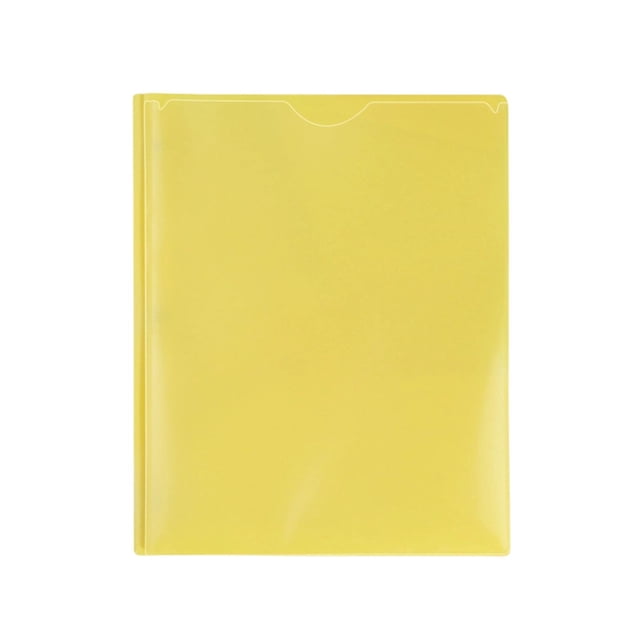 Yellow Plastic Folders With Pockets Heavy Duty Pocket Folders Letter Size File Folders For Documents Office School