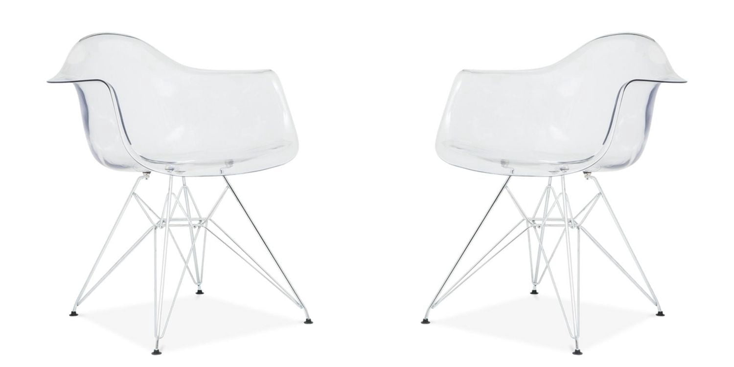 Heavenly Collection <br>Seau en Acrylique Métal Chaise Salle à Manger