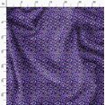 thumbnail image 3 of Soimoi Purple Poly Georgette Fabric Leopard Animal Skin Fabric Prints by Yard 52 Inch Wide, 3 of 6