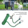 thumbnail image 3 of Reflective Dog Tie Out Cable, 16.4ft Long, With 360 Degree Rotating Pulley, For Outdoor Camping Yard, 3 of 8