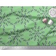 thumbnail image 3 of Soimoi Green Velvet Fabric Cat Animal Fabric Prints By Yard 60 Inch Wide, 3 of 3
