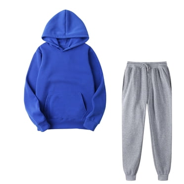 IROINNID Sweatsuit For Women 2 Pieces Set Deals Fall Winter Outfits Sports Tracksuits Long Sleeve Pullover Hoodies Pants Suit Sport Outfits Set,Blue