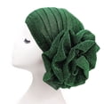 thumbnail image 1 of Women's Muslim Elastic Band Ethnic Hijab Solid Color Adjustable Small Cap Tube Cap Wrapped Turban Cap Lace Up, 1 of 4