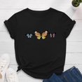 thumbnail image 1 of Babysbule T-Shirts pour Femmes en Liquidation Mode Décontractée Ample à Imprimé à Col Rond, 1 of 3