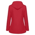 thumbnail image 2 of Spring Military Full-Zip Removable Hooded Cotton Mid-Long Parka Jacket Coat for Women, 2 of 3