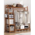 thumbnail image 1 of CC005 - Storage Clothing Rack-Red Wood（130cm）, 1 of 1