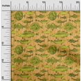 thumbnail image 2 of oneOone Cotton Poplin Rust Brown Fabric Ocean Fish Sewing Craft Projects Fabric Prints By Yard 42 Inch Wide, 2 of 4