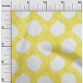 thumbnail image 2 of oneOone Silk Tabby Yellow Fabric Asian Ikat Craft Projects Decor Fabric Printed By The Yard 42 Inch Wide, 2 of 4