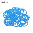 thumbnail image 3 of Unique Bargains 2' OD 1.6' ID Plastic O Ring Binder Rings, Blue, 50 Pack, 3 of 6