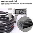 thumbnail image 2 of Bicycle Lock, Bicycle Chain Locks with 5 Digit Codes Resettable Combination Bicycle Cable Lock for Bicycle, Motorcycle, Door, Pushchair, BBQ, Luggage(Purple), 2 of 6
