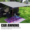 thumbnail image 3 of Vehicle Awning, UV50+ Camping Car Tail Tent, 120in X 68in Teardrop Awning Canopy for Outdoor Activities Like Camping Mountaineering Fishing for Vehicles SUV RV, Hardware Included, 3 of 7